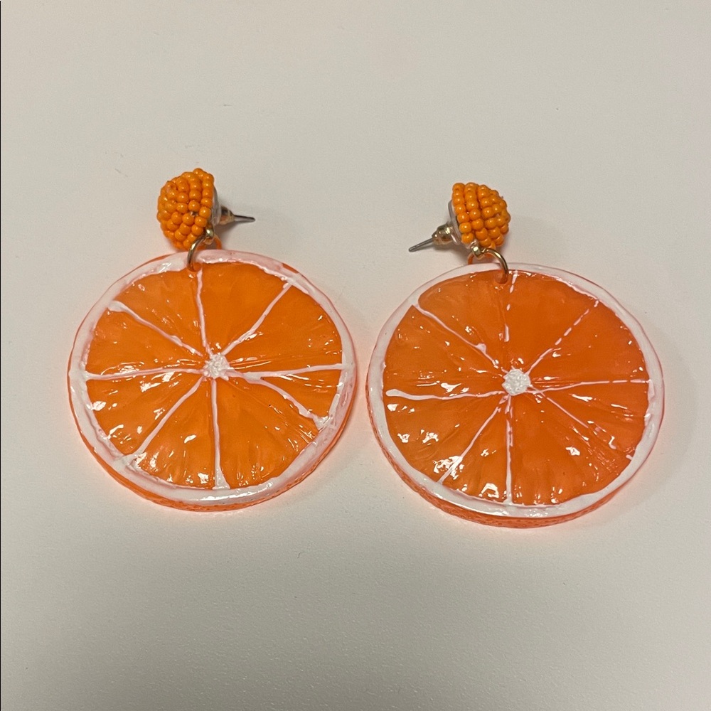 FREE Orange Slice Earrings